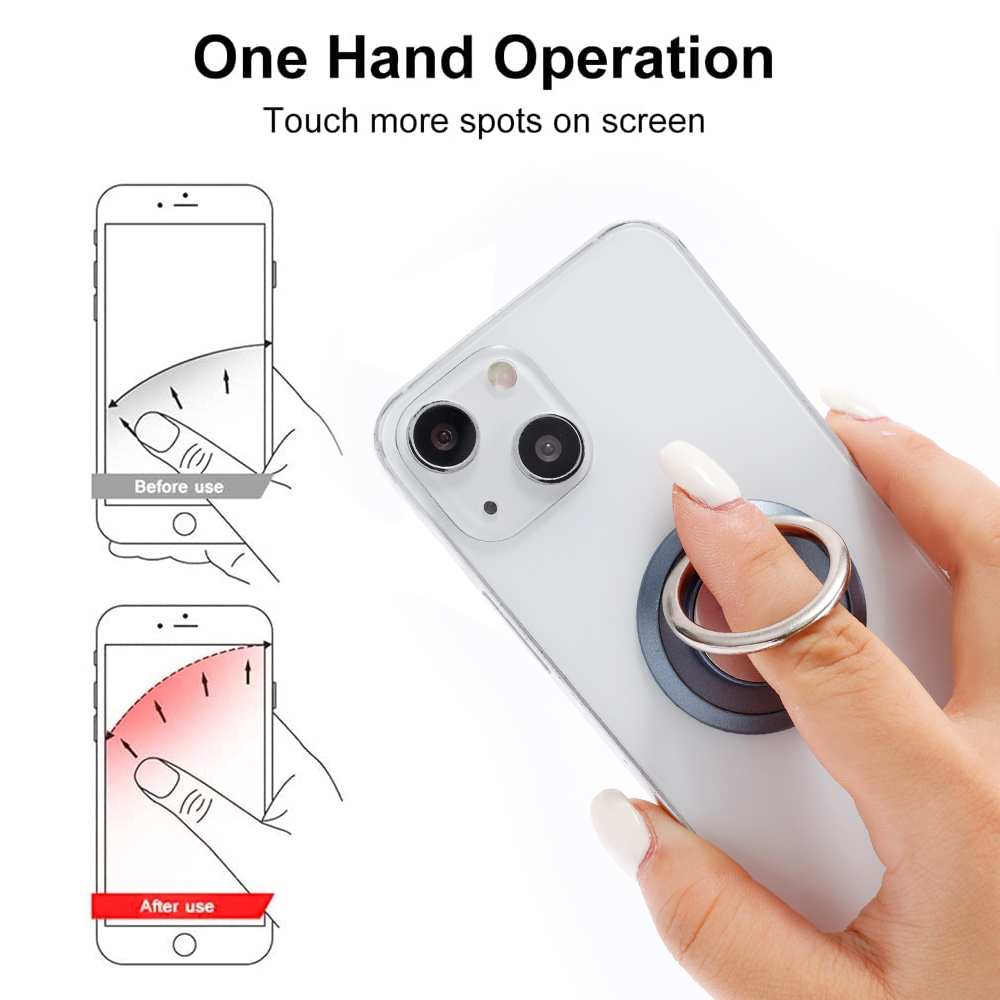 360度回転式フィンガーリング型スマホホルダー スタンドグリ - Magazine File Holder のレビューと価格