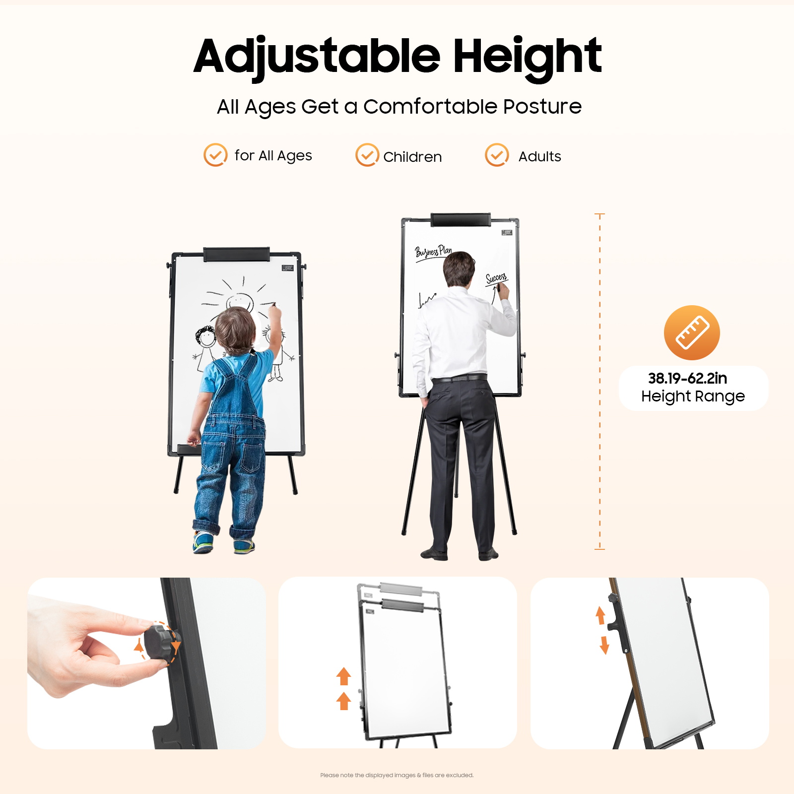 91×61cm ホワイトボード イーゼルスタンド フリップチ - Whiteboard Easel Tripod のレビューと価格