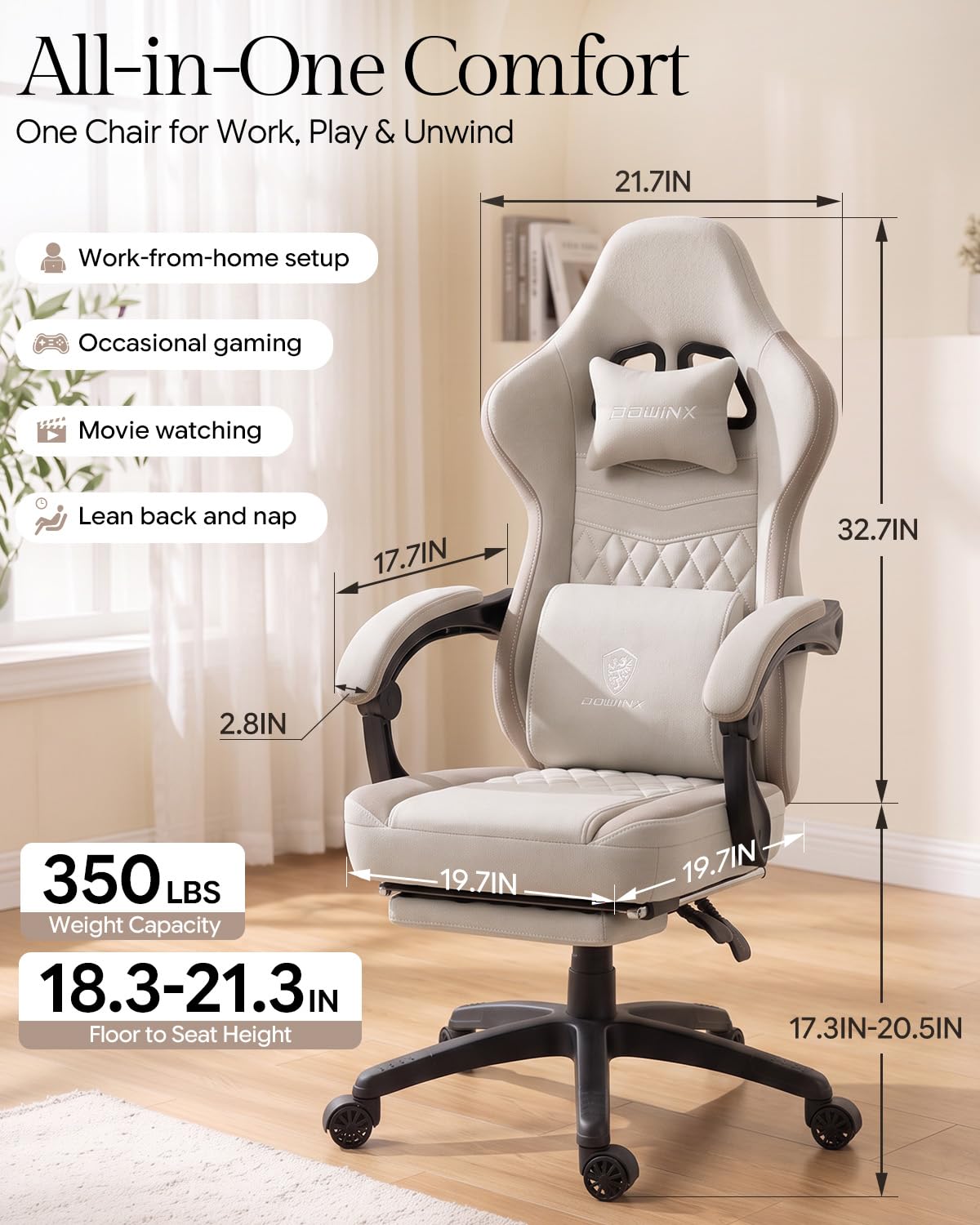 通気性のある生地のゲーミングチェア、ポケットスプリングクッシ - Office Footrest Cushion のレビューと価格