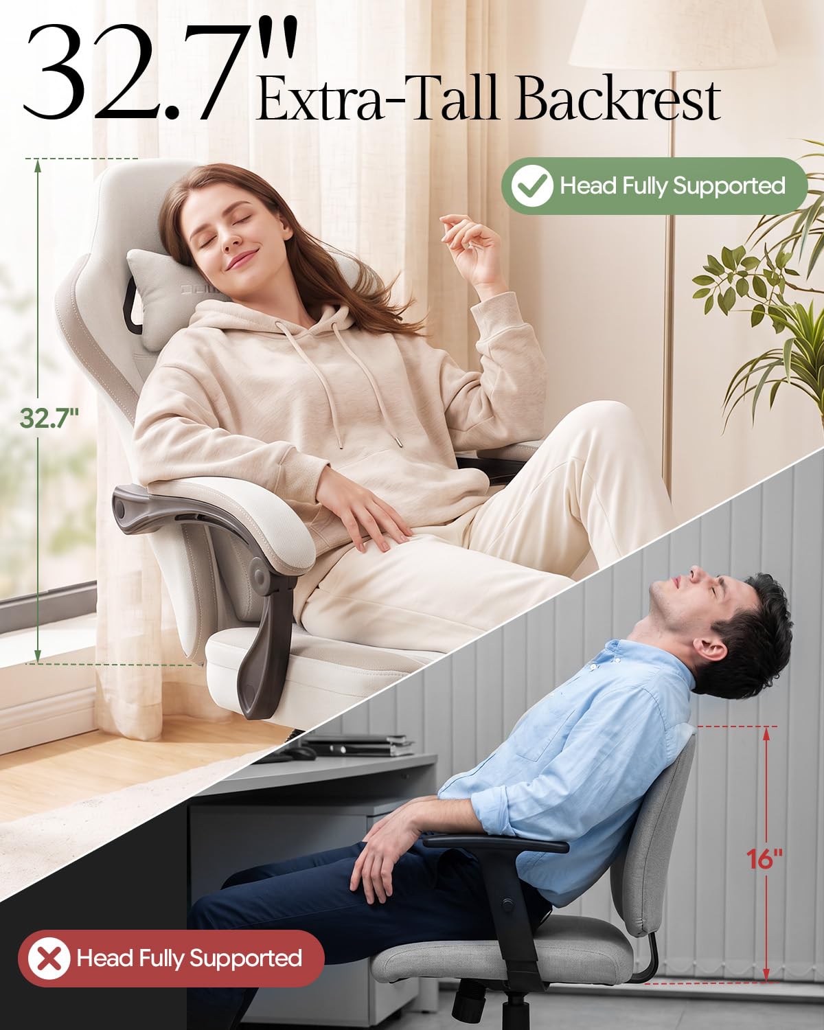 通気性のある生地のゲーミングチェア、ポケットスプリングクッシ - Office Footrest Cushion のレビューと価格